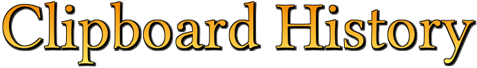 Clipboard History logo