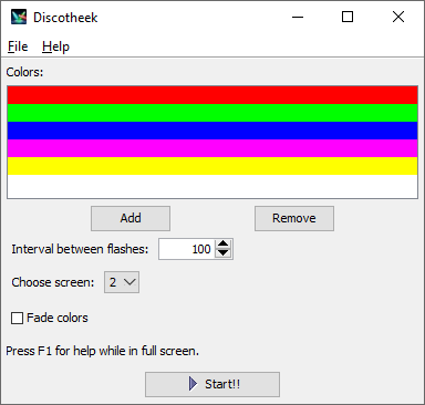 Screenshot of Discotheek