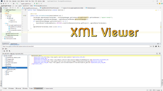 XML Viewer in Applet Runner plug-in