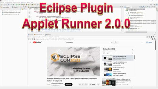 Applet Runner 2 plugin running in Eclipse IDE
