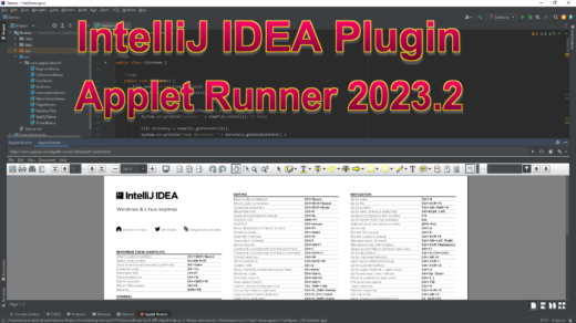 Applet Runner plug with PDF Viewer in IntelliJ IDEA