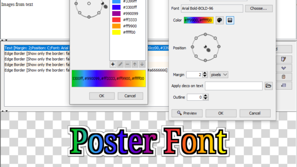 Screenshot of Poster Font