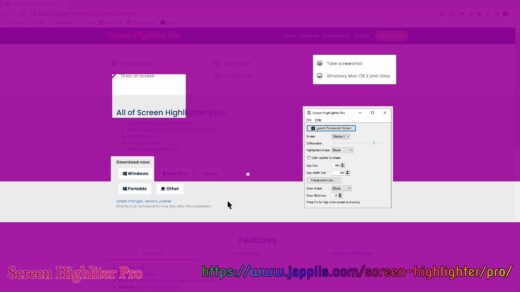 Screen Highlighter Pro hiding parts of the screen