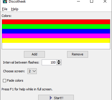 Screenshot of Discotheek
