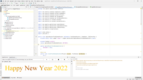 Post On Screen in IntelliJ IDEA