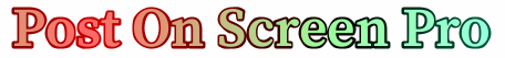 Post On Screen logo