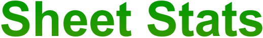 Sheet Stats logo