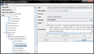 SNMP GUI