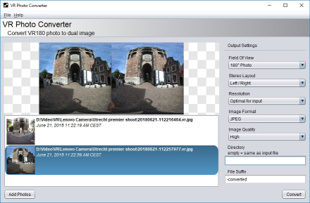 VR Photo Converter